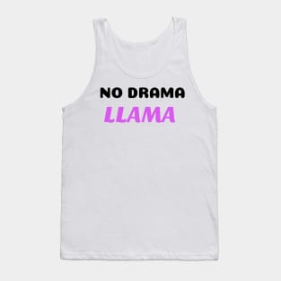 No drama llama Tank Top